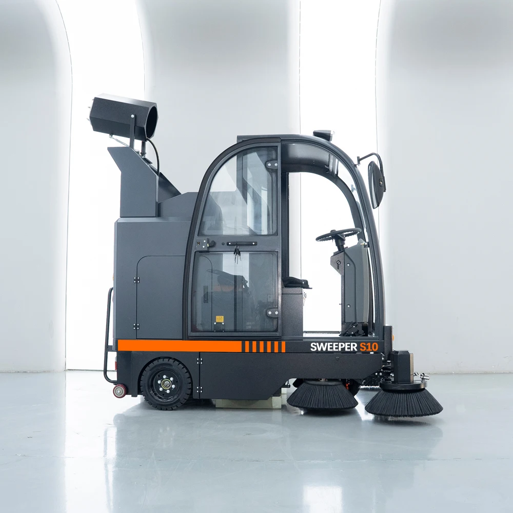 New Condition Clean Width Fog Cannon Water Gun 1950mm High-Pressure Electric Ride-On Industrial Floor Sweepers