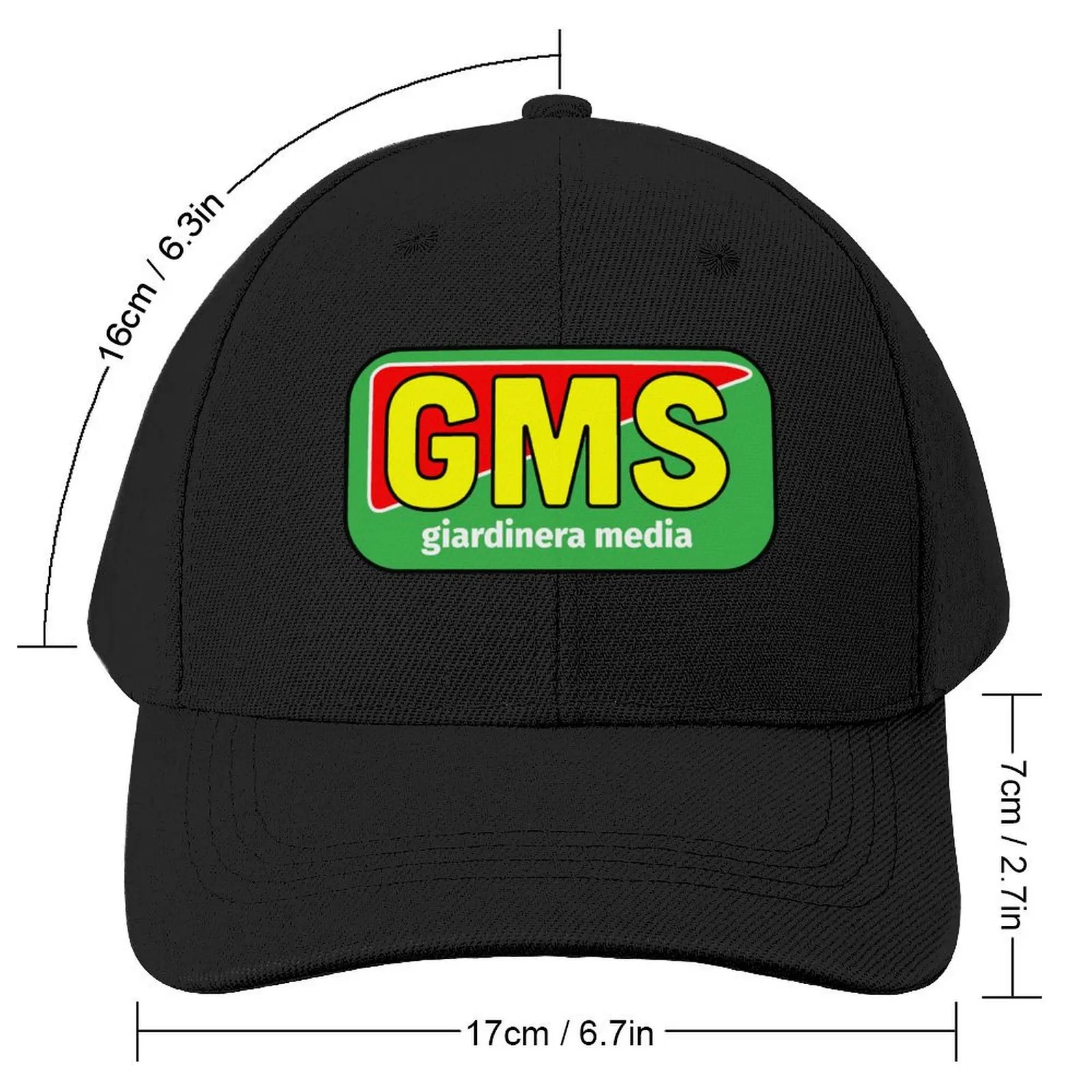 Giardiniera Media Logo 1 Baseball Cap Luxury Man Hat Trucker Cap Rugby fishing hat Hats For Men Women's