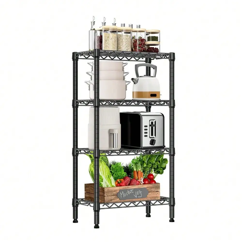 

Wire Storage Shelves Rack Metal Wire Shelf Narrow Stainless Steel Garage