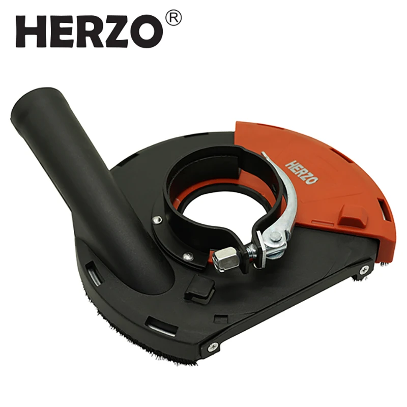Imagem -03 - Herzo-sudário de Moagem para Angle Grinder Coletor de Poeira Coleta de Poeira de Pedra de Concreto Gt119180c 180 mm 7
