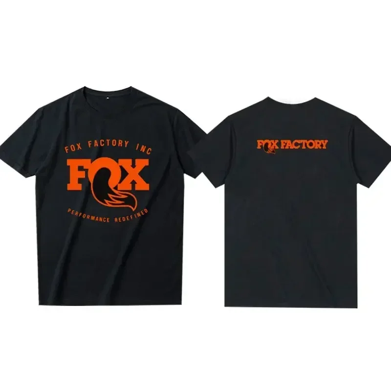 

Front Fork Team Edition Cross-country Mountain Bike T-shirt Summer Fox's Racing Cotton Short Sleeved Men and Women Motorcycle