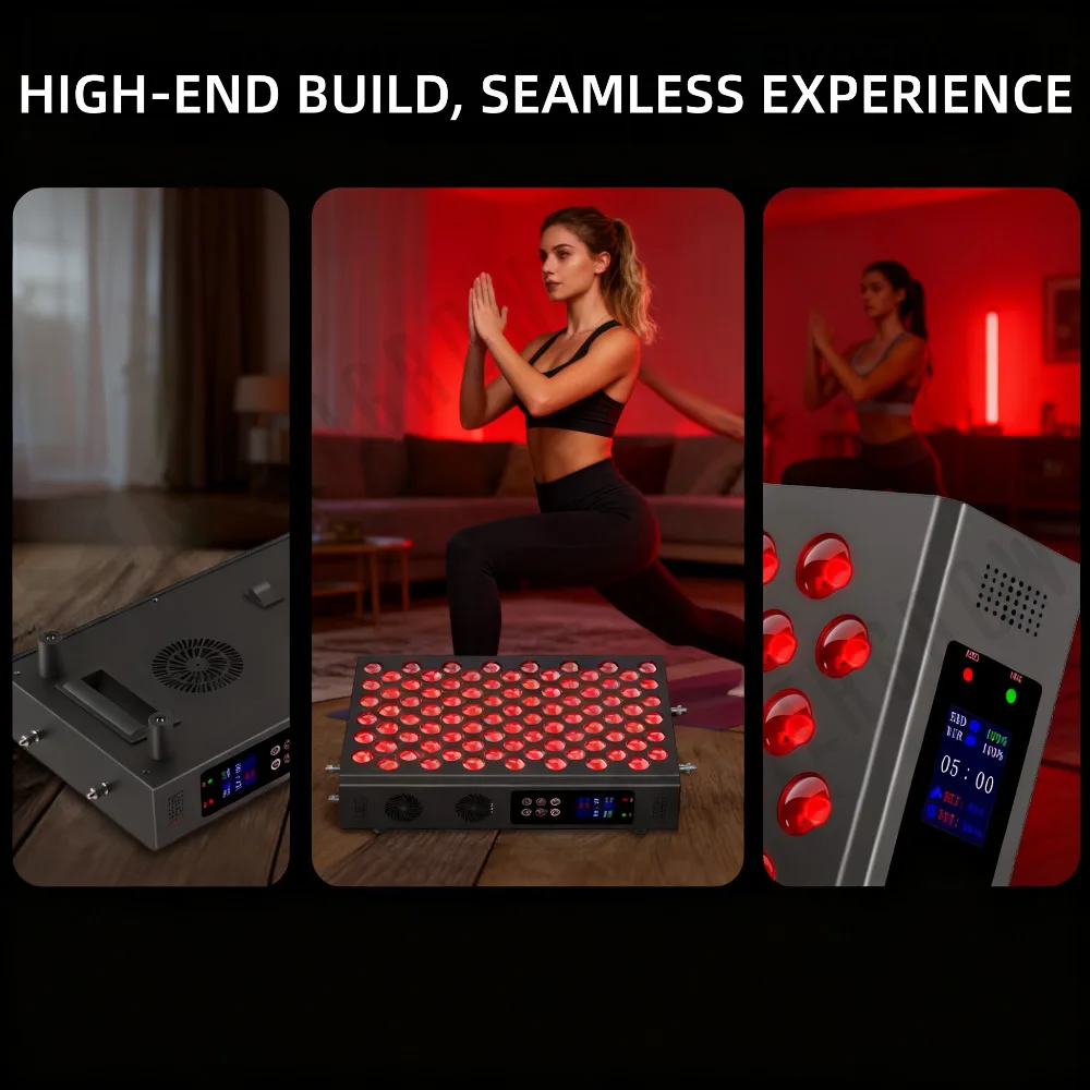 660nm850nm Led Rood Licht Therapie Paneel Apparaat LED Facial Ontstekingsremmende Huidverzorging Licht Voor Anti-Aging Pijnbestrijding