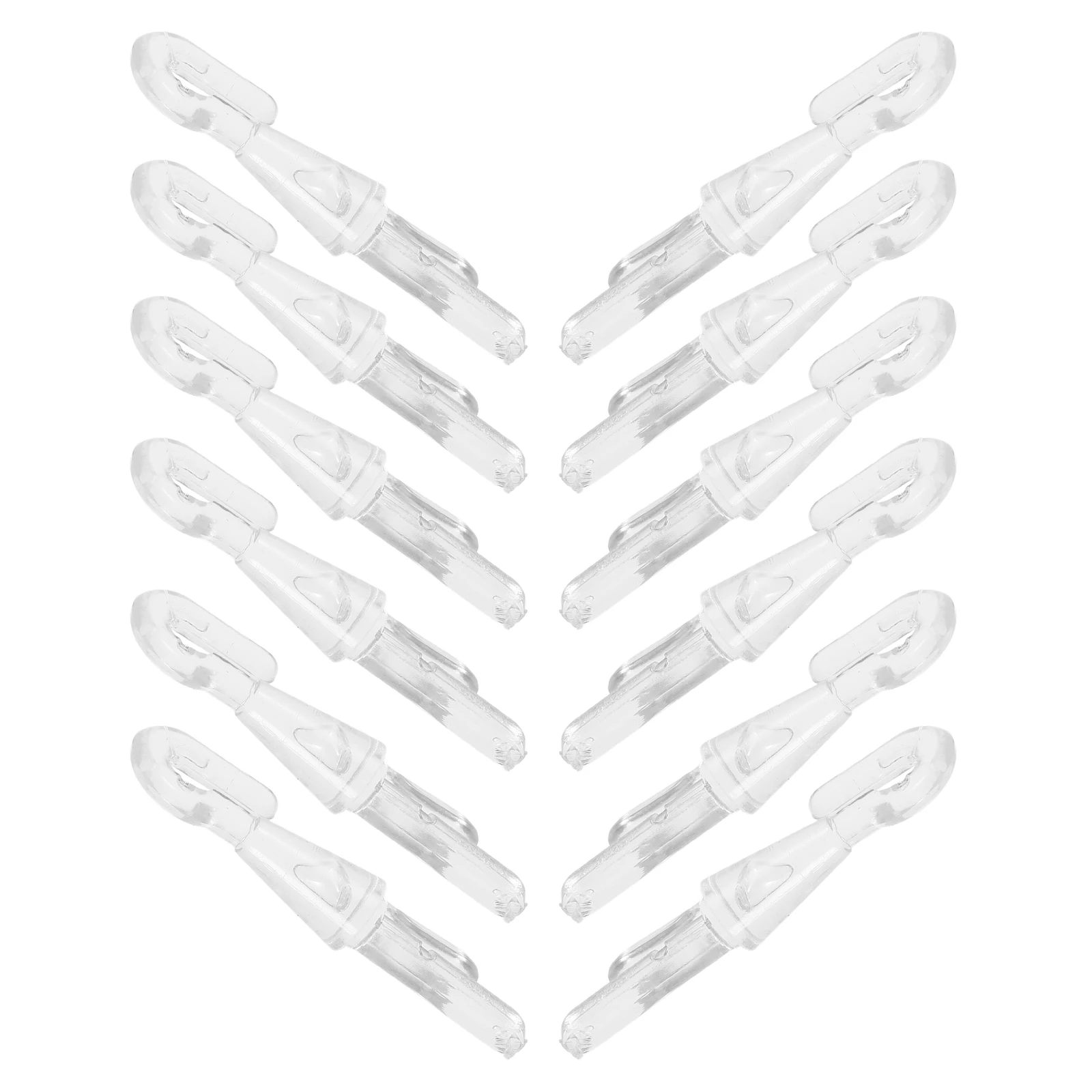 

12pcs Curtain Hooks Blinds Replacement Parts Pom Clips Alloy Wand Tip Hooks Window Hardware Blind Rod Hook Accessories