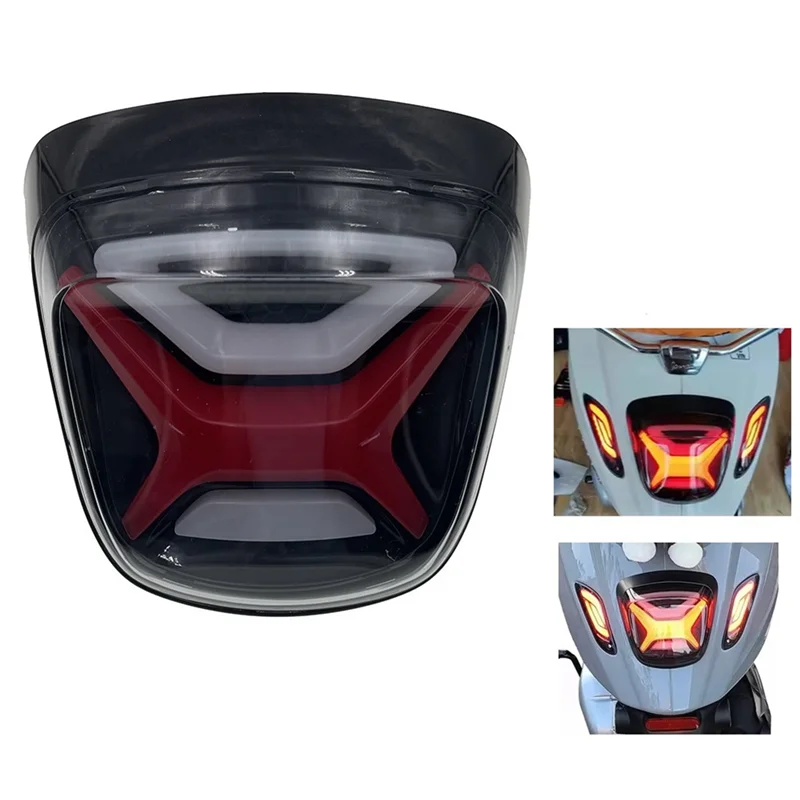 

Reliable Vespa Sprint Primavera 125 150 2013-2023 Motorcycle Tail Light Rear Brake Stop Light For Piaggo