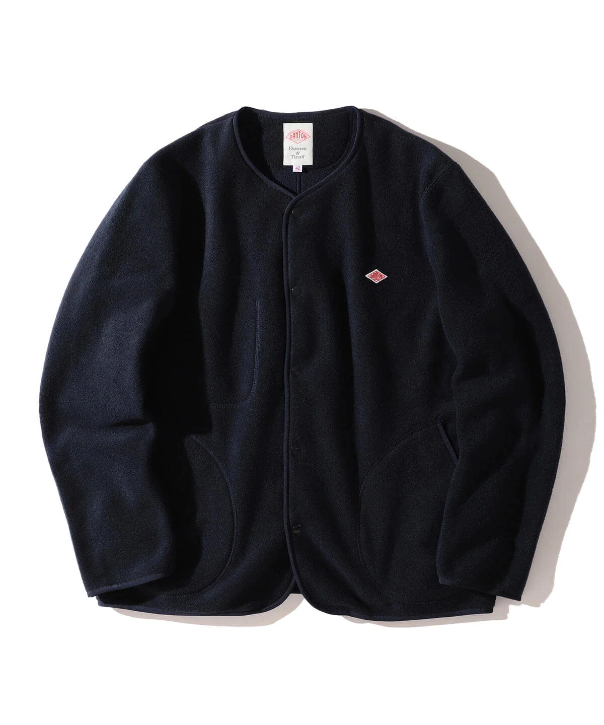 

Beams × Danton Винтажная простая флисовая универсальная повседневная куртка 25aw