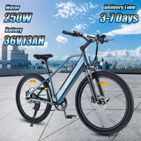 HILLMILES MileTrail E-bike 250W Motor 36V13AH Battery Hydraulic Brake Electric Bicycle 26-Inch Tire Long distance Electric Bike