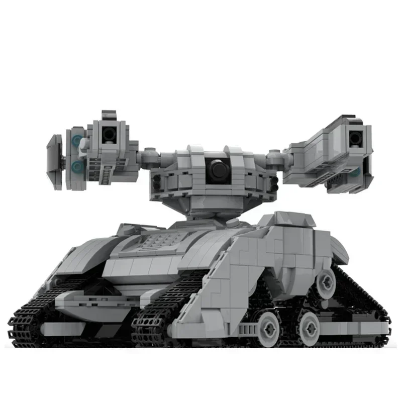 Moc Bouwstenen Militair Model Mech Tank Hunter Killer X2 Technologie Modulaire Blokken Geschenken Kerst Speelgoed DIY Sets Montage
