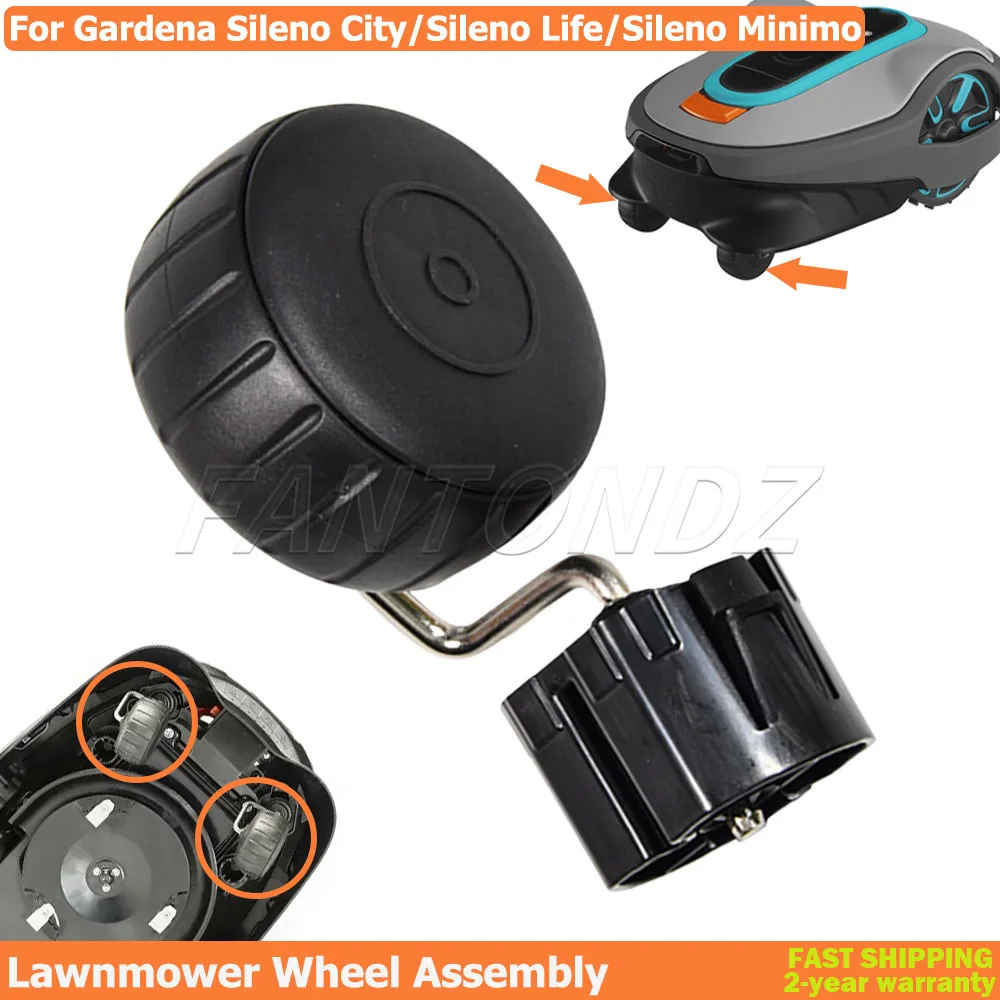 عجلة أمامية لجزازة العشب لـ Gardena Sileno City / Sileno Life / Sileno Minimo لـ Husqvarna Automower 305 310 315 405X 415X