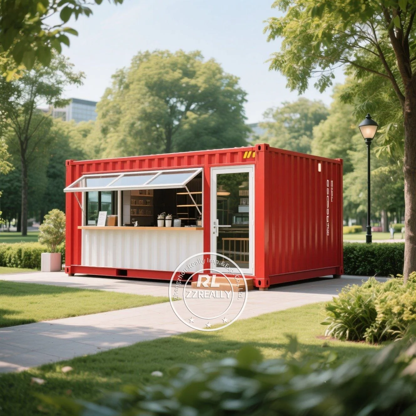 NEW Prefabricated Container Mobile Restaurant Food Kiosk Cafe Shop Bar Luxury Large Container Bar  for Outdoor Event Catering