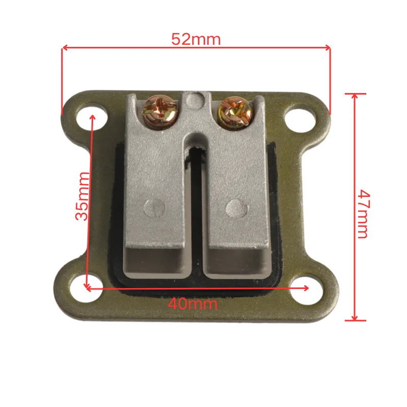 Carburetor Reed Valve Inlet Intake Manifold Gaskets for 2 Stroke 47cc 49cc Engine Pocket Bike ATV Quad Minimoto Go Kart Scooter