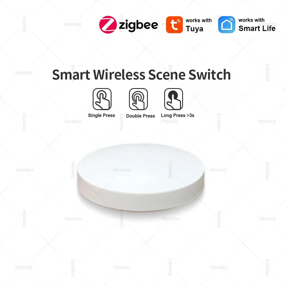 

Беспроводной переключатель сцен Tuya ZigBee, кнопочный переключатель сценариев автоматизации, пульт дистанционного управления, интеллектуальная связь, устройства Zigbee