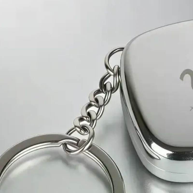 1PCS Mini 2m Small Tape Measure Keychain, Stainless Steel Retractable Key Ring Tape Measure Precision Pocket Tape Measure
