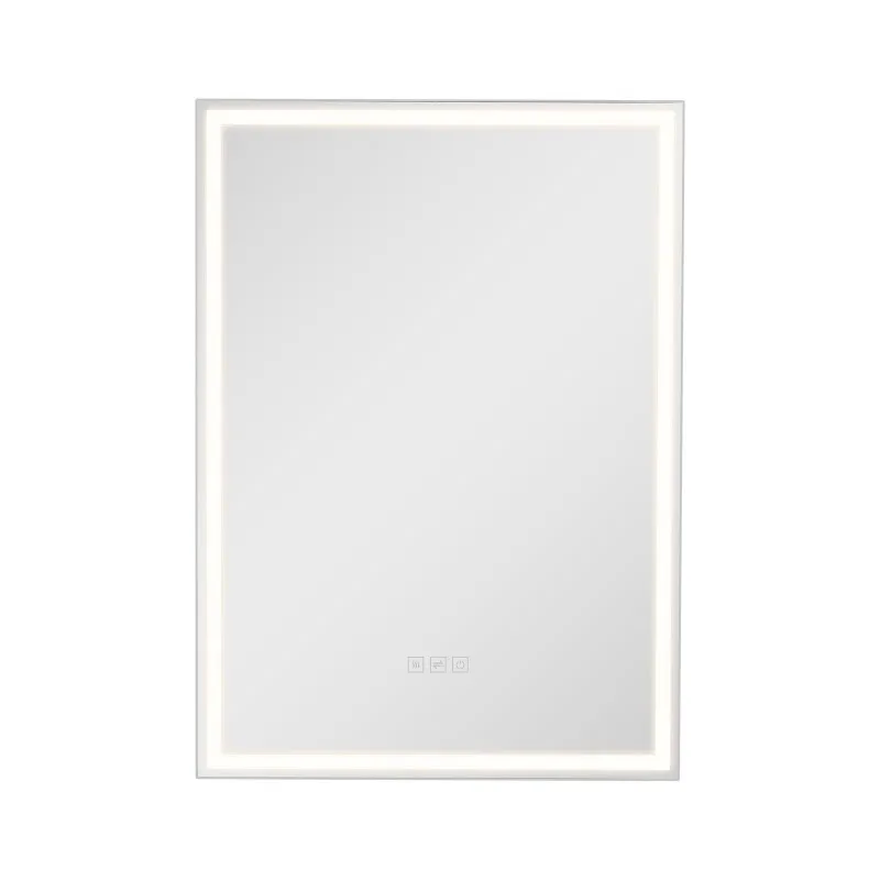 Wall-mounted LED mirror 3-color dimmable bathroom medicine cabinet