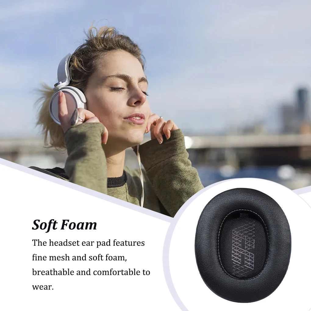 JBL 다크 헤드셋 이어패드, 노이즈 캔슬링 헤드폰 쿠션 교체