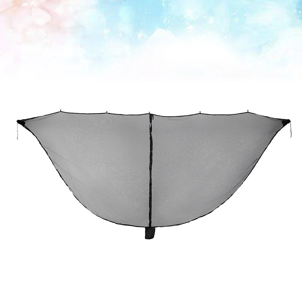 

Lightweight Camping Hammock Black Anti-Mosquito Bed Net Durable Portable Outdoor Mosquito Net for Travel Hiking Backyard Patio
