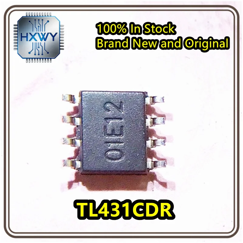 (30/100 Pieces) Original TL431CDR TL431C SOIC-8 Adjustable Precision Parallel Voltage Regulator Chip, In Stock, Electronic