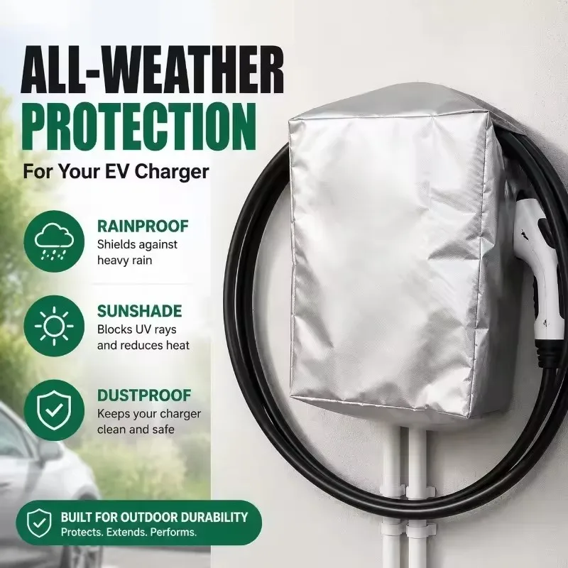 Electric Vehicle Charging Station Protective Cover outdoor Rainproof Car Charger Dust Cover Weatherproof EV Charger Protector