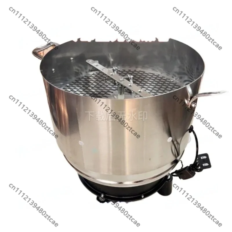 2.5kg Coffee Roaster Cooling Tray, High Airflow Chaff Collector with Stirring Module for Home Commercial