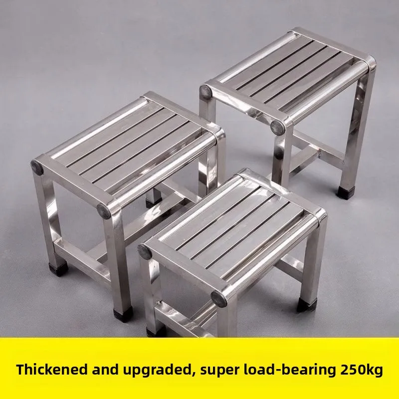 Shower Chair for Elderly, Non-Slip Stainless Steel Bathroom Seat, Waterproof Durable Thickened Metal Frame, Multi-Use Stool image 5