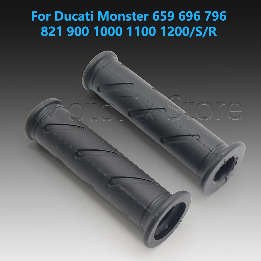 Handle Grips Throttle Grip Rubber Cover For Ducati Monster 659 696 796 821 900 1000 1100 1200 Streetfighter 848 M1100 V2 V4 1198