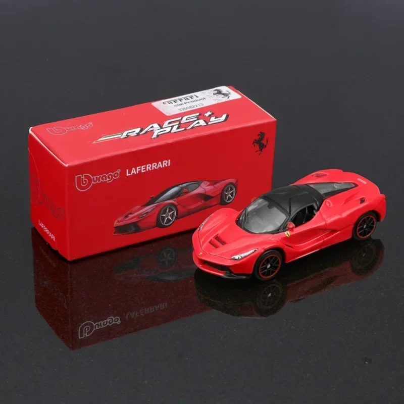 Bburago 1/64 Ferrari LaFerrari Monza SP1 SF90 458 Miniature Alloy Car Model Diecast Vehicle Replica Collection Toy for Boy Gifts