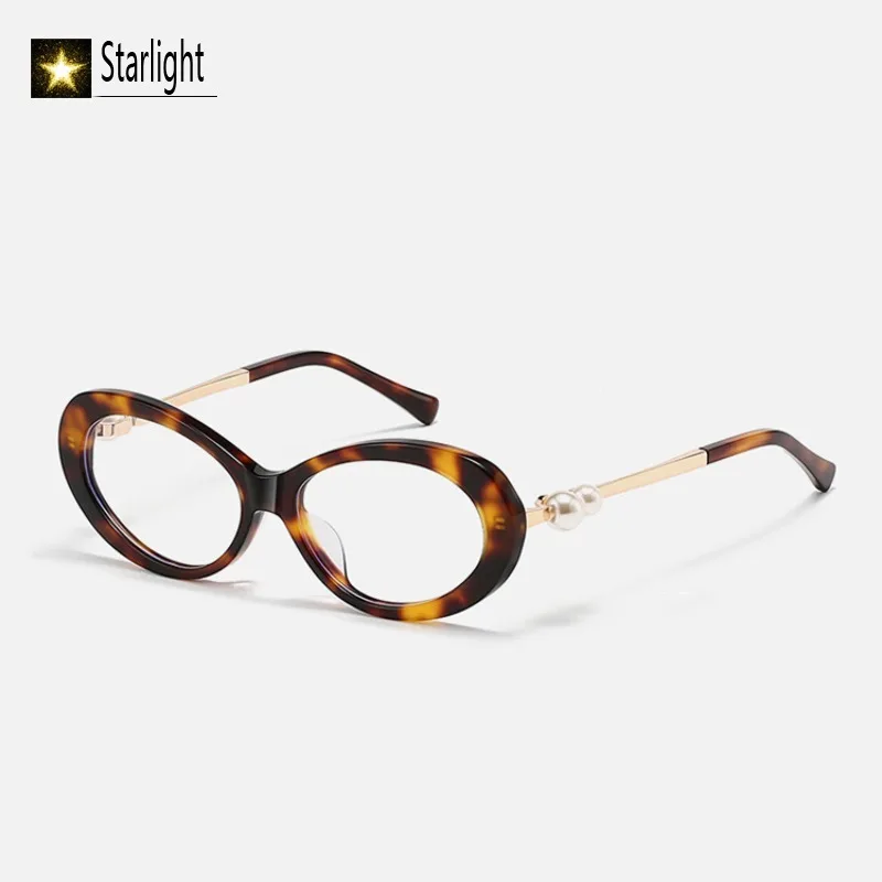 السلحفاة نظارات بمادة الخلات الإناث الصغيرة النساء القط العين موضة مثير القراءة وصفة طبية النظارات إطارات امرأة قصر النظر 143 مللي متر
