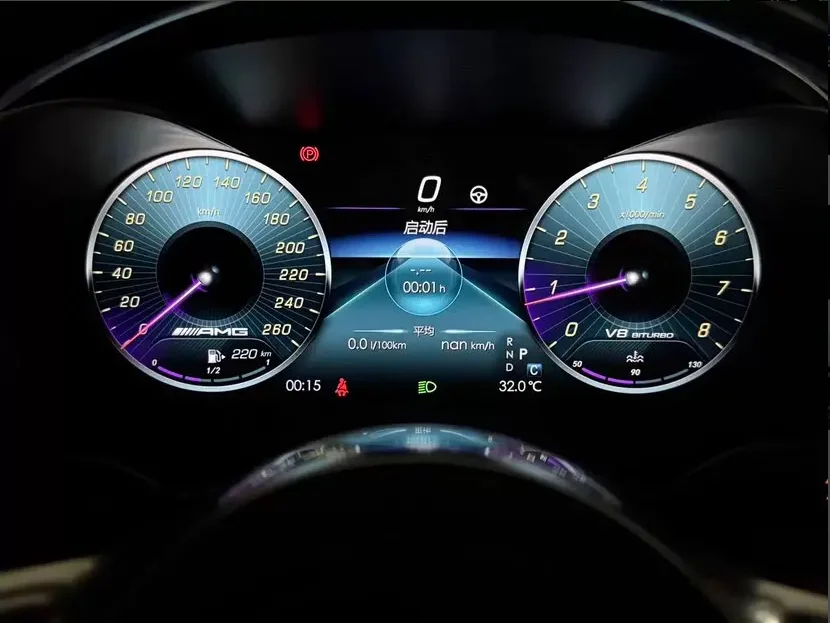 Compatible with 2015-2021 Mercedes-AMG GT C190 models, featuring a new LCD instrument cluster with high-definition display and w