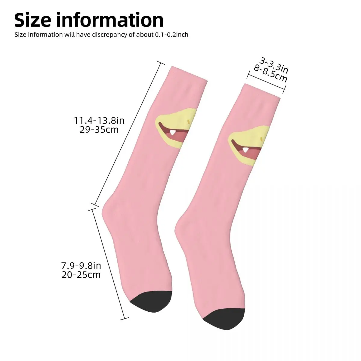 Slowpoke-Calcetines de boca maníaco para hombre y mujer, medias largas de alta calidad, estilo Harajuku, accesorios para todas las estaciones, regalo de cumpleaños Unisex