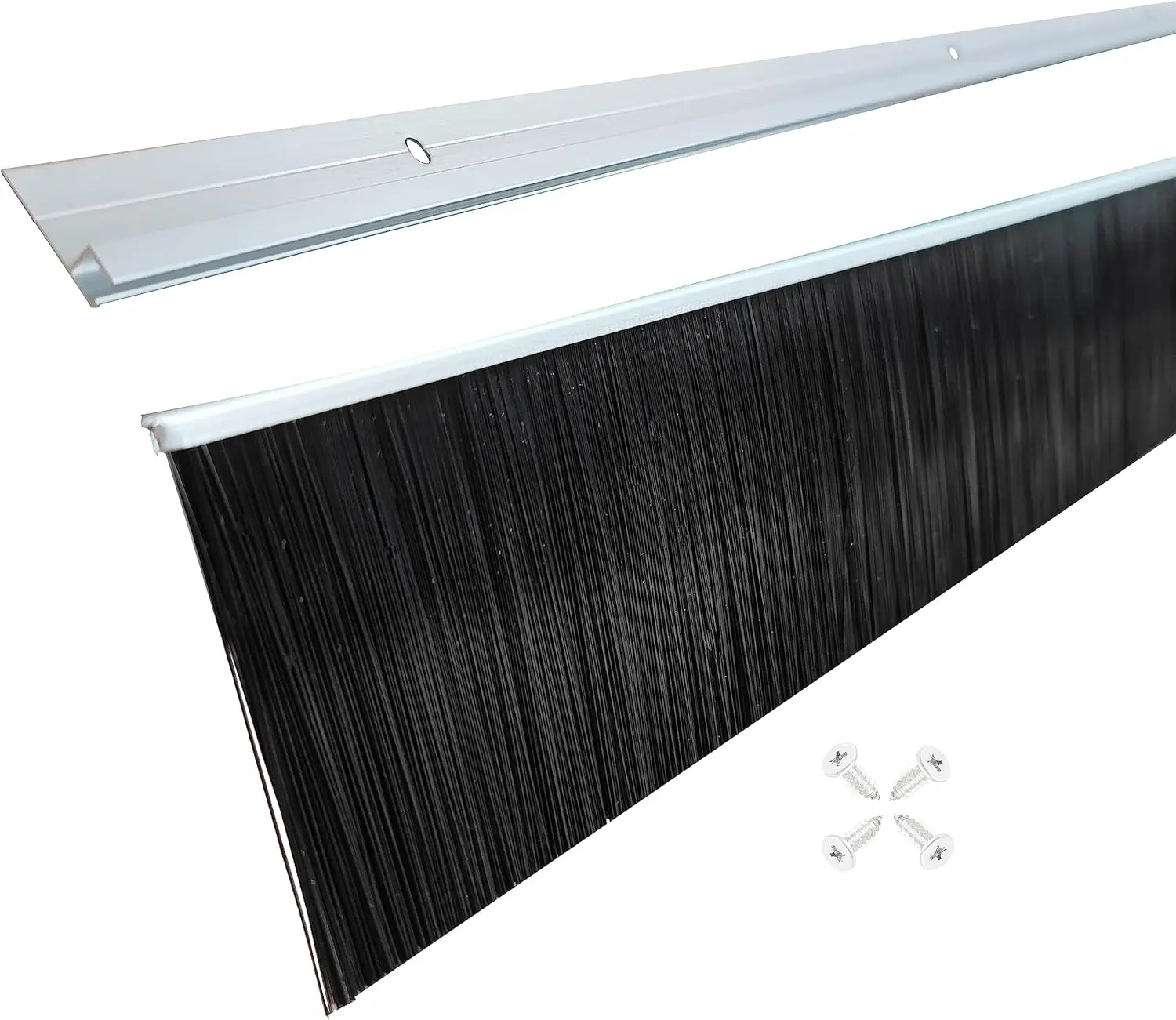 แปรงกวาดประตูกว้าง3นิ้วแปรงหวีประตูม้วนได้แปรงประตูโรงรถม้วนขึ้นทนทานติดตั้งง่าย (3นิ้ว) Ets x 39.37 inche