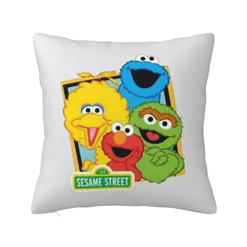 

Изготовленный на заказ чехол для подушки Cookie Monster Television Programs 45x45 см, бархатная роскошная наволочка