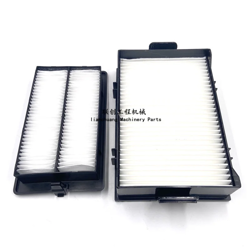 For Hitachi ZAX130-5A 120-3 170-5A Air conditioner filter screen Air conditioner filter inner and outer filter Excavator Parts