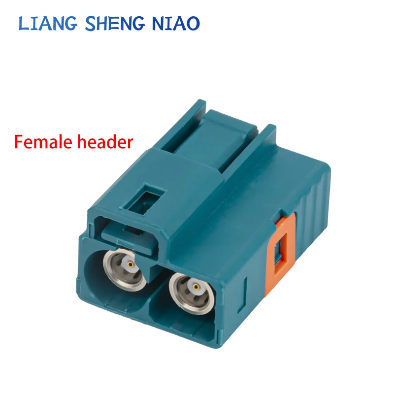 Carro GPS RF Conector, FAKRA-Z Twin, Masculino e Feminino Z-Type, Adaptador de Água Universal, Conector Azul