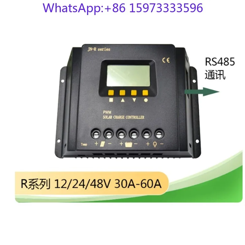 Solar Photovoltaic Charge Controller 30A 40A 50A 60A 12V 24V 48V Auto‑Identification for Power Supply Control Industrial