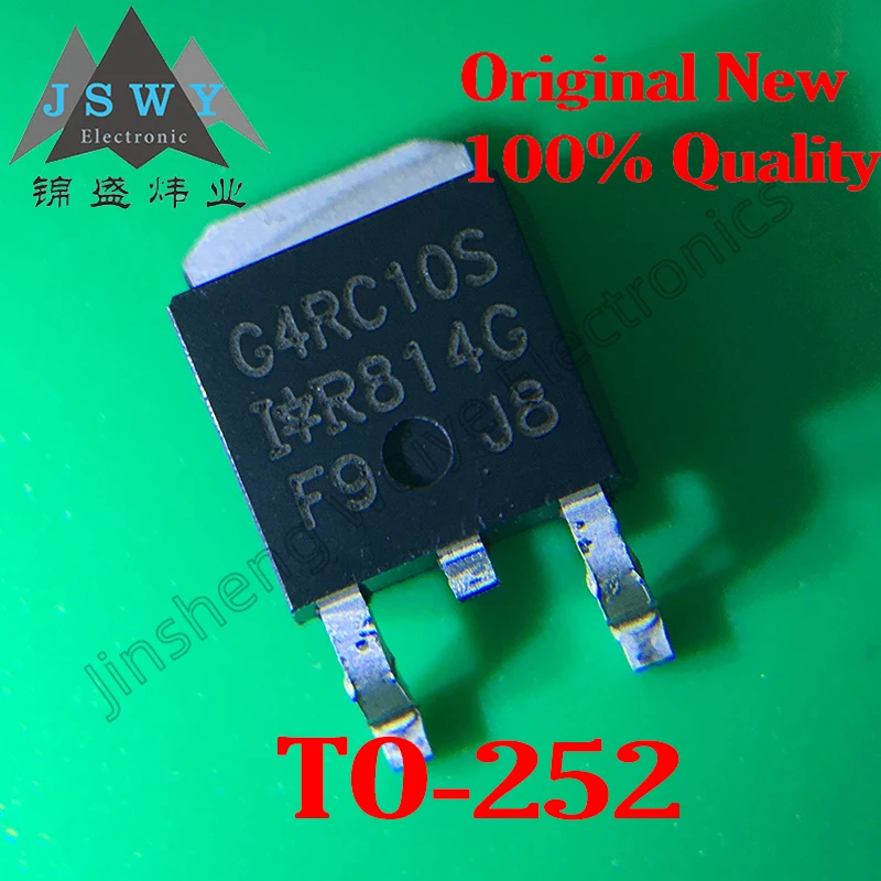 

Electronics IRG4RC10S G4RC10S TO-252 100% brand new and authentic 2A 600V MOS field effect tube 5PCS free shipping