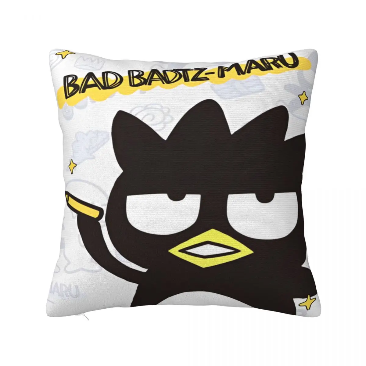 Decorative Pillow Covers Sanrio Badtz Maru Stuff Chair Pillow Case Cover Square Multiple Sizes Dropshipping