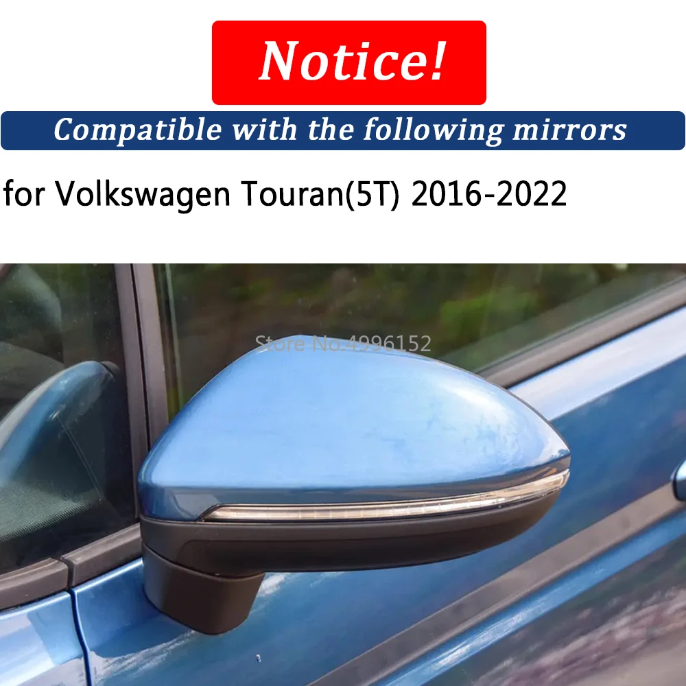 For Volkswagen Touran 5T 2016-2022 Car Side Mirror Folding Kit Rearview Mirror Folding Motor Engine Electric Power Mirror Fold