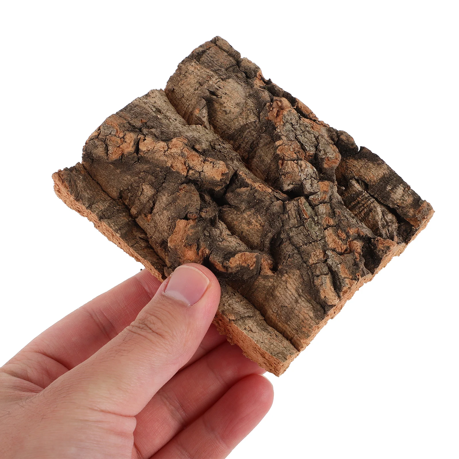 

4Pcs Pet Landscape Decoration Reptile Climbing Hideout Platform Tree Bark Terrarium Background for Lizards Snakes Turtles