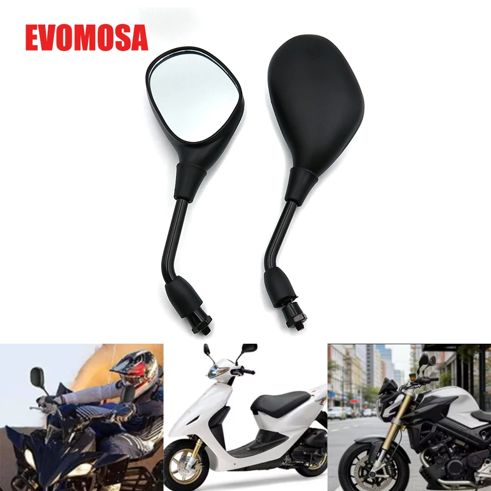 Motorcycle rearview mirror 8mm M8 vehicle reversing mirrors Scooter Electrical Motor E-Bike Back Side Convex mirrors For Harley