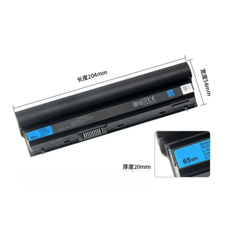 RFJMW High Quality Laptop Battery 11.1V 65Wh 6000mAh for Dell Latitude E6320 E6330 E6220 E6230 E6120 Series Replacement Battery