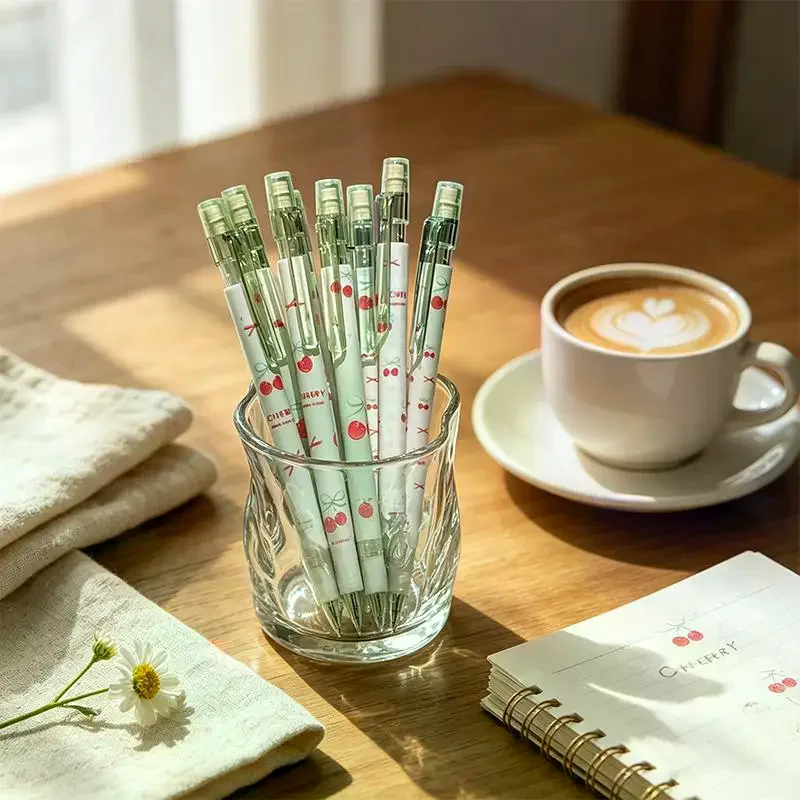 0.5mm Mechanical Pencil Set 4Pcs with Built-in Erasers Smooth Erasable Automatic Pencils for Kids Writing Drawing