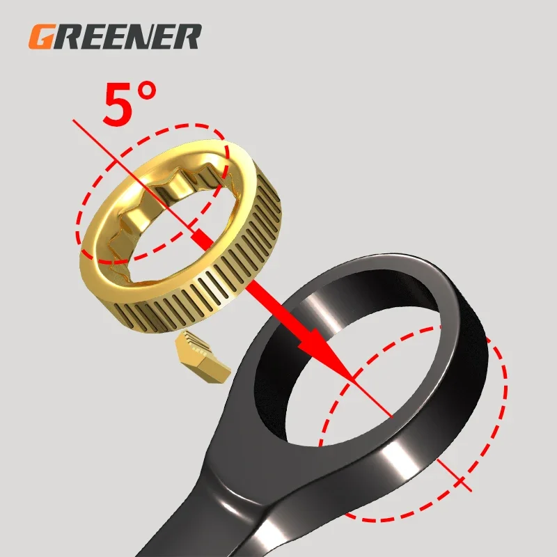 GREENER keys set Wrench,Multitool Key Ratchet Spanners Set,of Tools Set Wrenches,Universal Wrench Tool, Car Repair Tools