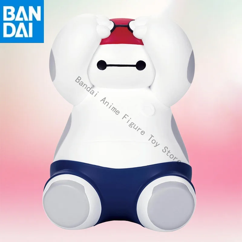 

in stock Original Genuine BANDAI NAMCO BANPRESTO Big Hero 6 SOFVIMATES Baymax PVC 14cm Figure model Collector Figurine Toys gift