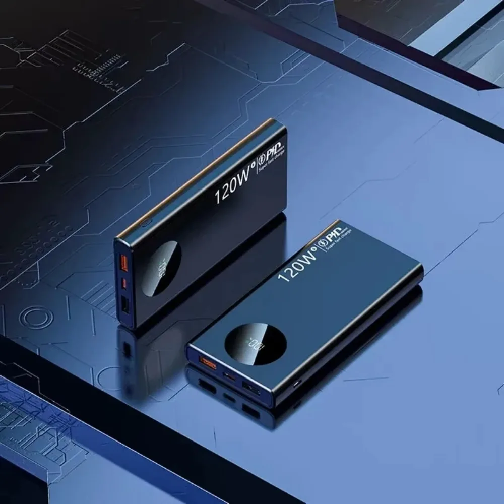 Xiaomi 120 واط 50000 مللي أمبير قدرة عالية قوة البنك شحن سريع Powerbank شاحن بطارية محمول آيفون سامسونج هواوي 2025New