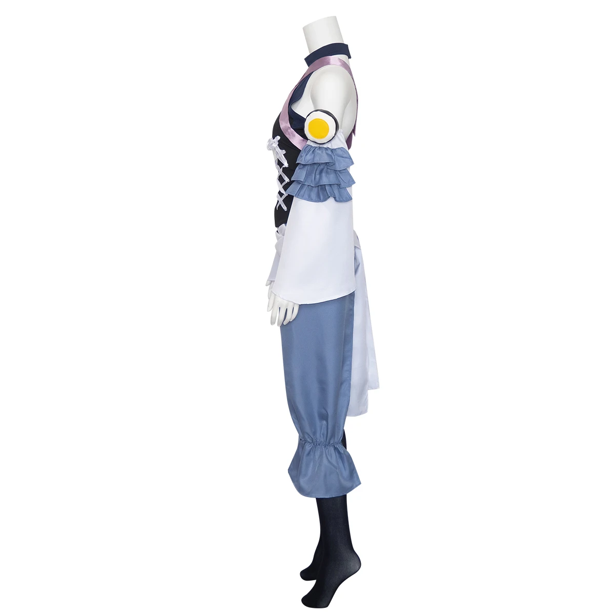 IN STOCK Kingdom Hearts Birth by Sleep Keyblade Wielder Aqua Cosplay Costume Game Fantasy Outfit E001
