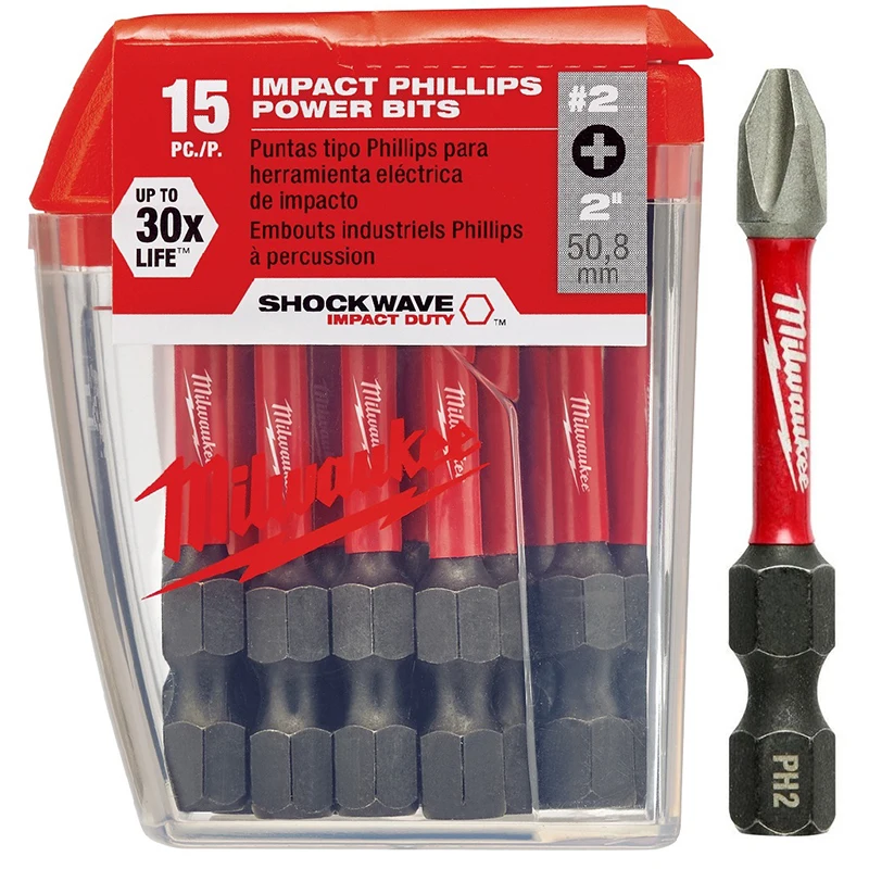 Milwaukee PH2 Impact Bits 2