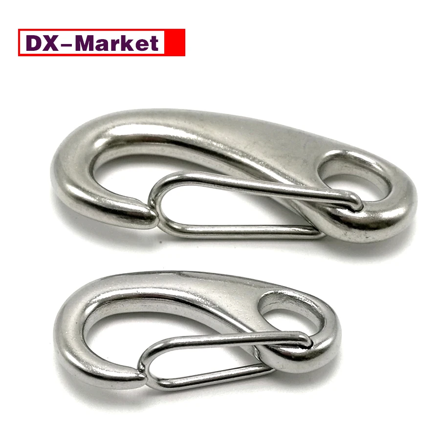 M30 M40 M50 M70 M100 Spring Snap Hook ,304/316 Stainless Steel Yacht Hardware Accessories,J019