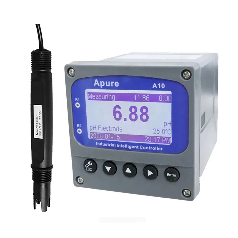 

4-20ma Ph Ec Tds Controller Water Quality Detector Digital Acidity Meter for Fish Ponds Aquaculture