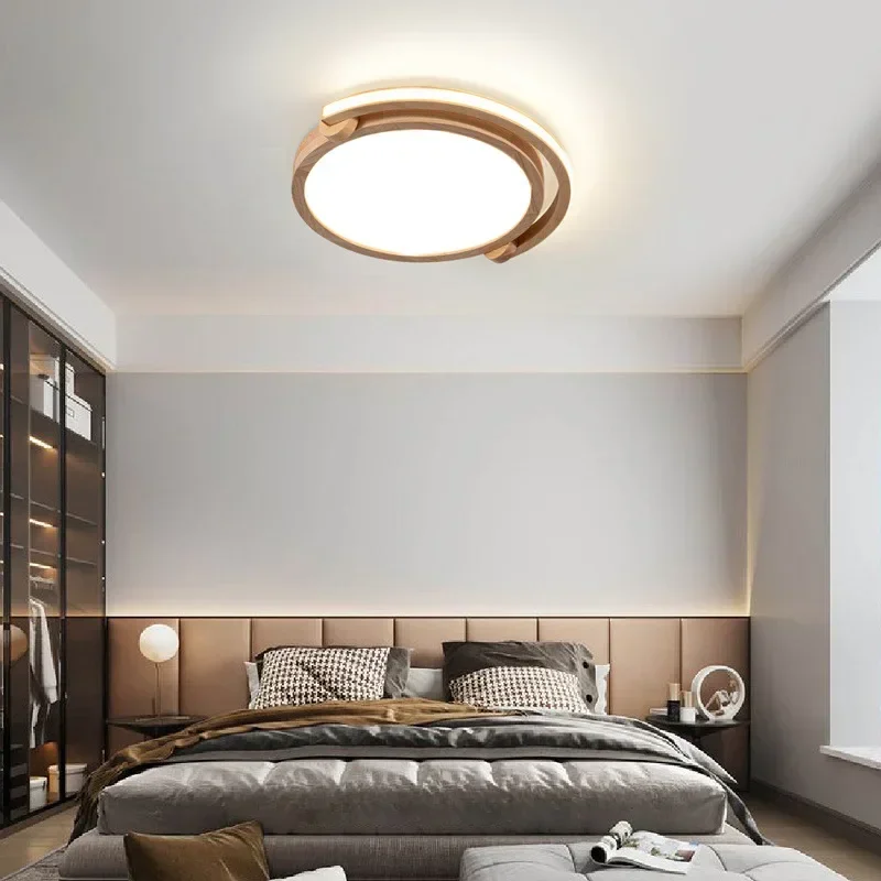 Nordic Cream Style Ceiling Light Modern Simple Bedroom Xyloid Ceiling Light Originality Indoor Lighting Lampada Da Soffitto FYCL