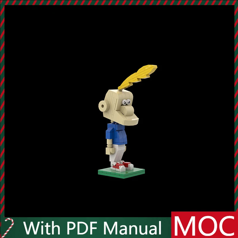 

136 Parts Hot Selling MOC Cartoon Man Character Model Modular Building Blocks Kids Assembly Display Toys Festival Surprise Gift