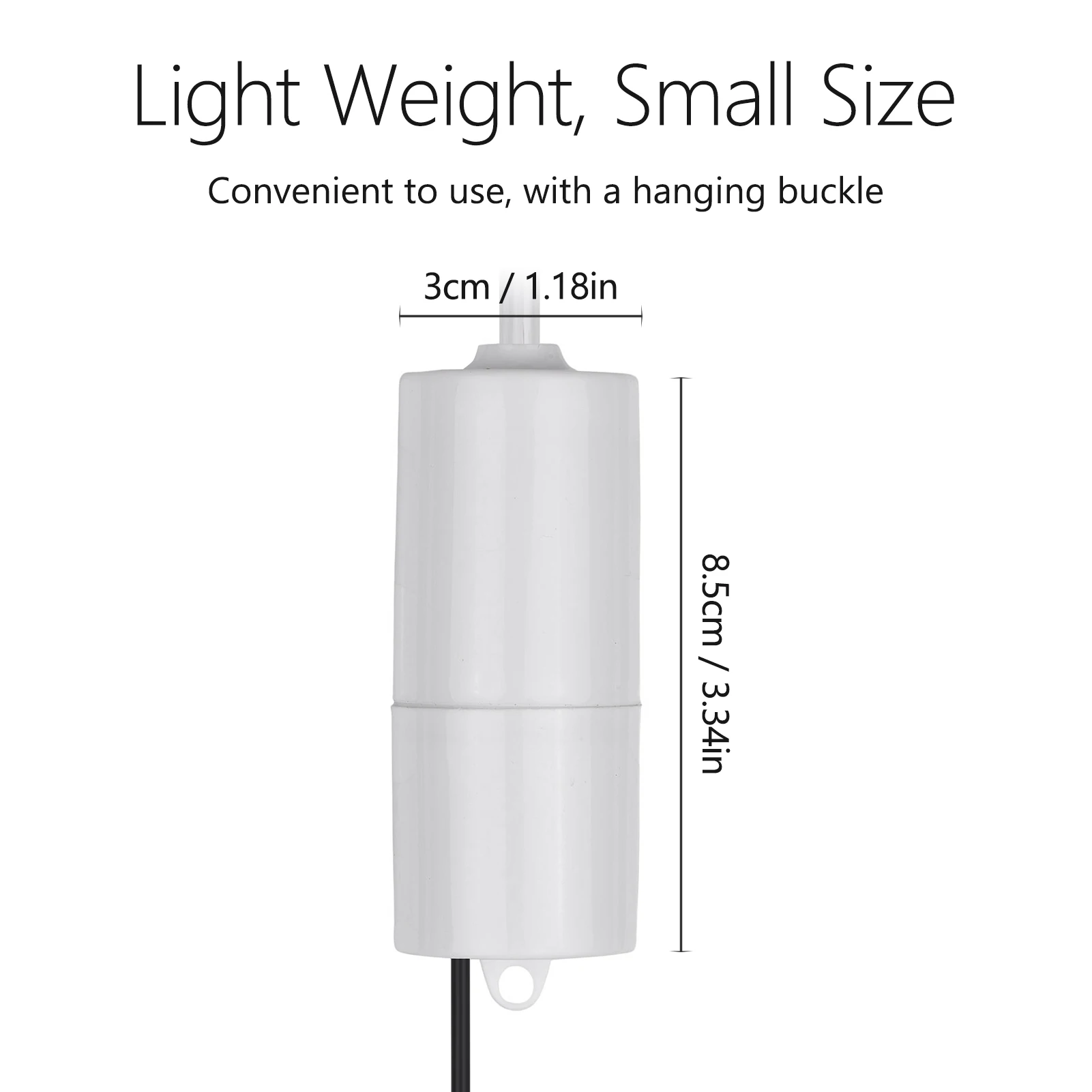 Pompa Udara untuk Akuarium Akuarium Pompa Udara USB Pompa Oksigen Kecil dengan Gesper Gantung Tabung Batu Udara untuk Ikan Memancing Di Luar Ruangan